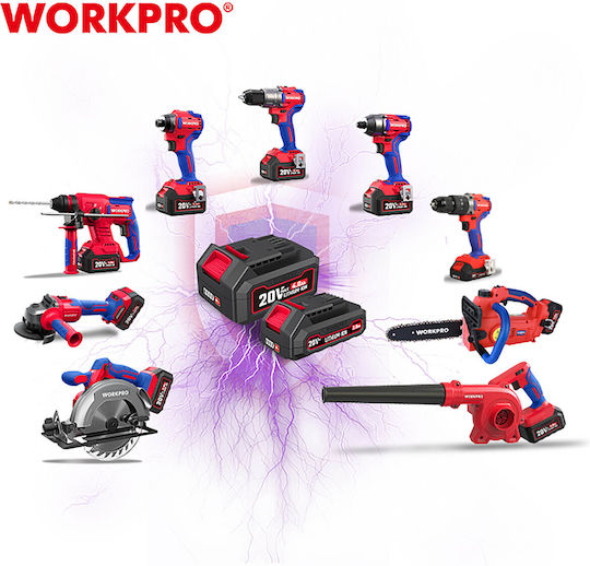 WorkPro Tool Battery Lithium 20V with Capacity 2Ah