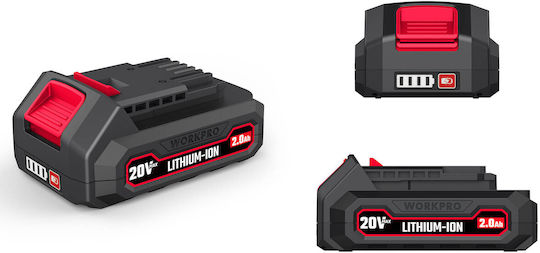 WorkPro Tool Battery Lithium 20V with Capacity 2Ah