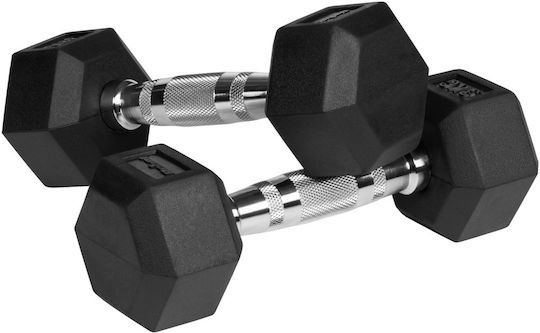 Haltere Hexagonale Din Cauciuc 1 x 3kg