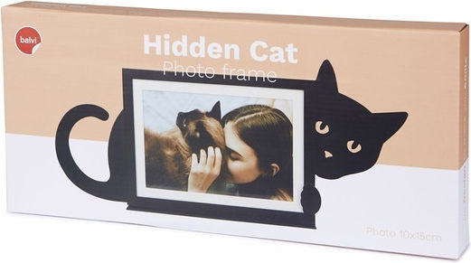 Κορνίζα Γάτα Επιτραπέζια Μεταλλική Frame Hidden Cat Balvi 27703