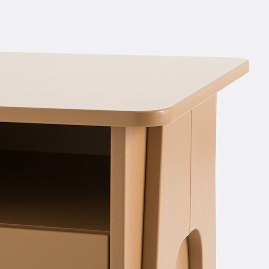 Adil Kinder Schreibtisch aus Melamin Braune 55x110x76cm