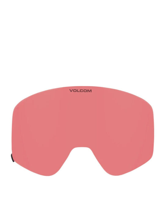 Volcom Odyssey Μάσκα Σκι & Snowboard Ενηλίκων Μαύρη με Φακό σε Μαύρο Χρώμα