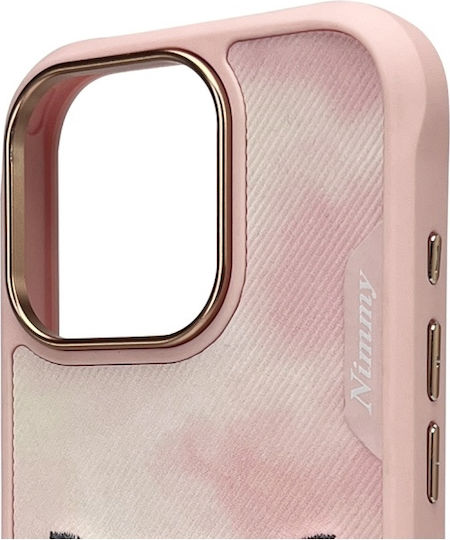 Nimmy Umschlag Rückseite Silikon / Kunststoff Wasserdicht Rosa (iPhone 17 Pro / iPhone 16 Pro)