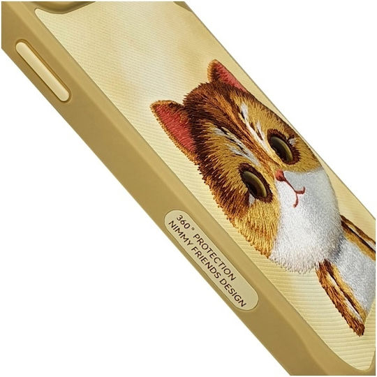 Nimmy Big Eyed Silicone Waterproof Back Cover Felinae for iPhone 15 Pro Max
