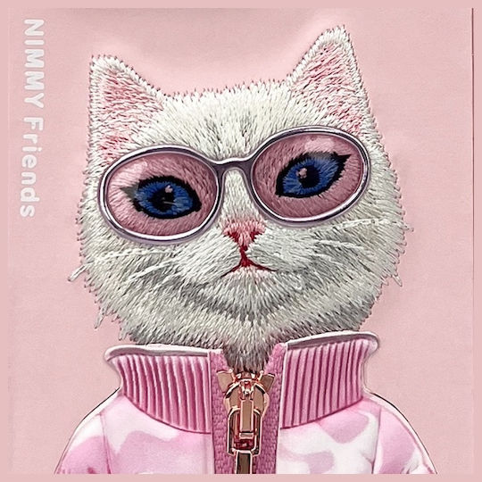 Nimmy Glasses Cute 2.0 Back Cover Σιλικόνης / Πλαστικό Αδιάβροχο Pink White Rich and Beauty (iPhone 16 Pro)