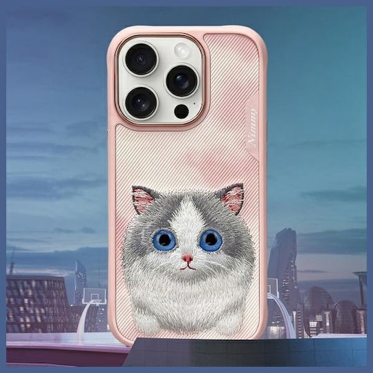 Nimmy Umschlag Rückseite Silikon / Kunststoff Wasserdicht Rosa (iPhone 17 Pro / iPhone 16 Pro)