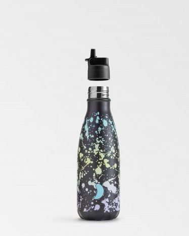 Chilly's Bottle Thermos Stainless Steel 350ml Splatter with Straw