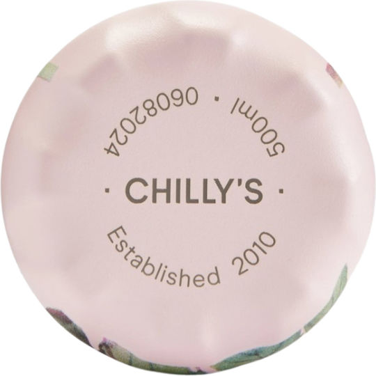 Chilly's Emma Bridgewater Bottle Thermos Stainless Steel BPA Free 500ml Roses
