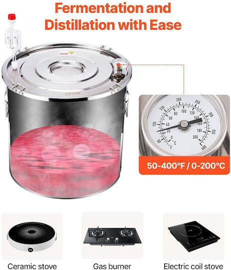 Vevor Αποστακτήρας 50lt