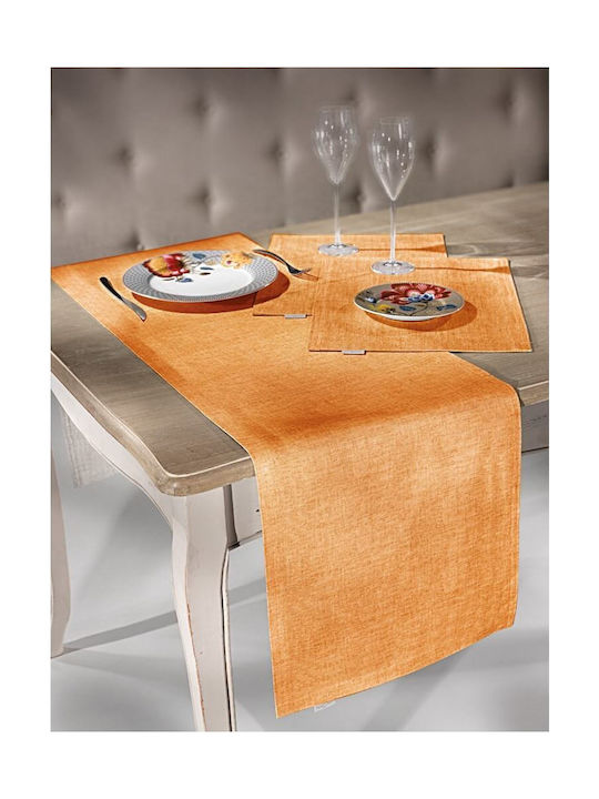 Saint Clair 3007 Platzdeckchen Stoff Orange 45x33cm 1Stück