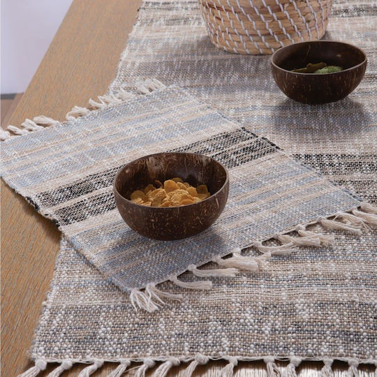 Nef-Nef Homeware Wicker Placemat Beige 48x33cm