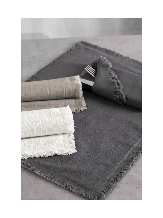 Rythmos Merit Placemats Tesatura Gri 50x35cm 1buc