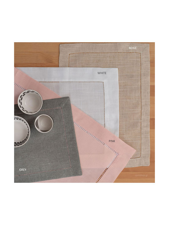 Palamaiki Fabric Placemat Liana Pink 45x35cm
