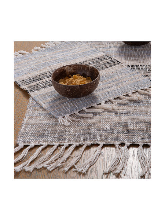 Nef-Nef Homeware Σουπλά Ψάθινο Μπεζ 48x33cm Nef-Nef Homeware Σουπλά Ψάθινο Μπεζ 48x33cm