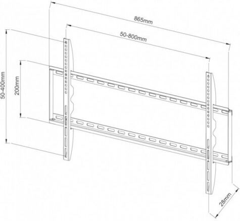 Techly ICA-PLB 162XL ICA-PLB 162XL Wall TV Mount up to 80" and 60kg