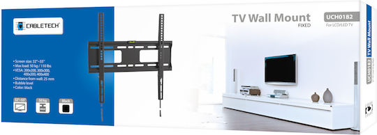 Cabletech LP42-44F UCH0182 Стойка за телевизор Стенен до 55" и 50кг