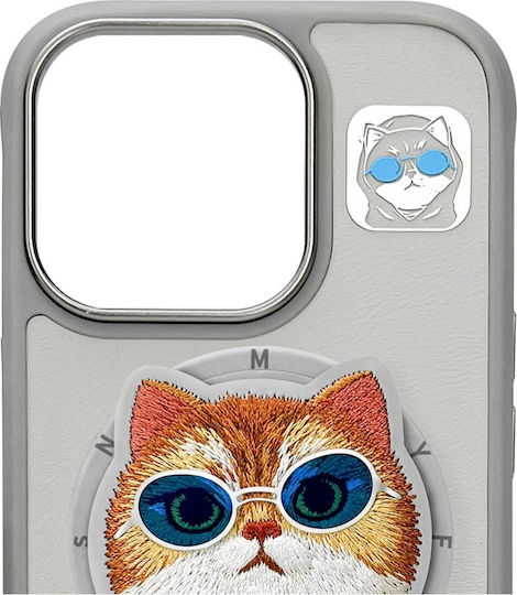 Nimmy Magnetic Glasses Back Cover Πλαστικό / Σιλικόνης Γκρι (iPhone 16 Pro)