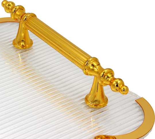 Keskor Plastic Rectangular Decorative Tray 38x26x3.5cm