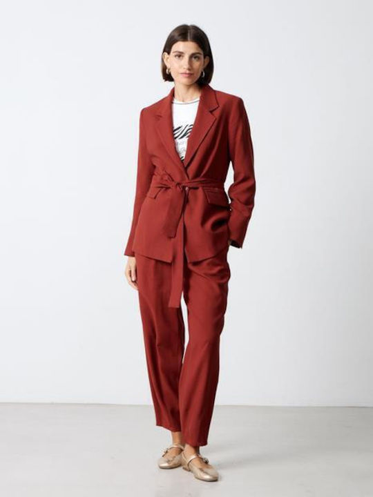 Passager Women's Blazer Burgundy