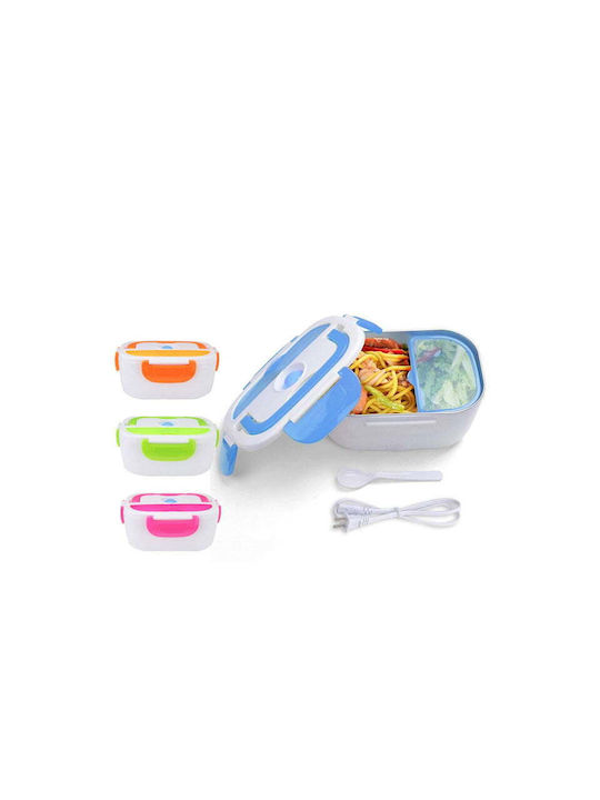 Plastic Electric Lunch Box Red