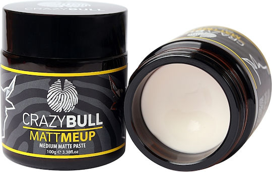 Crazy Bull Mattmeup Hair Wax Paste 100ml