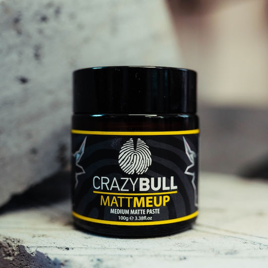 Crazy Bull Mattmeup Hair Wax Paste 100ml