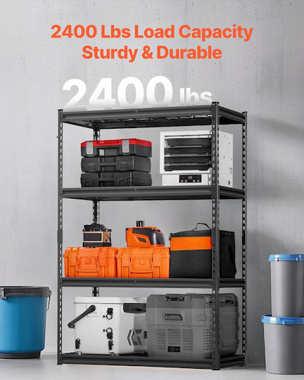 Vevor Dexion Shelf 101.6x50.8x152.4cm with 4 Shelves Total Load Capacity 1088kg