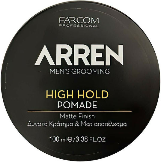 Farcom Arren Grooming Pomade High Hold για Δυνατό Κράτημα & Λάμψη 100ml