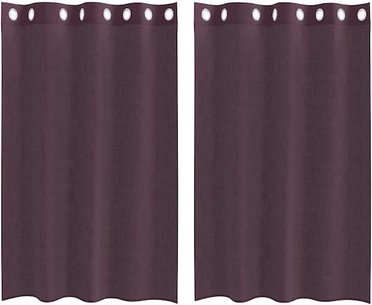 vidaXL Vorhänge Fenster mit Grommets