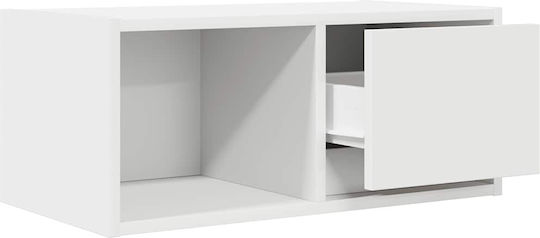 Έπιπλο Τηλεόρασης Λευκό Μ120xΠ31xΥ25.5cm