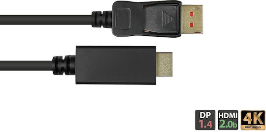 Good Connections Adaptor de cablu Convertor DisplayPort / HDMI masculin în DisplayPort / HDMI feminin 1buc