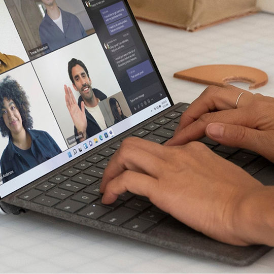 Microsoft Surface Pro - Pen Storage Πληκτρολόγιο με Touchpad για Tablet Αγγλικό US Dune