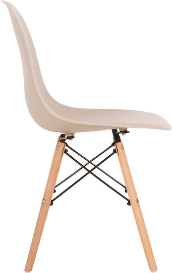 Twist Stühle Küche Cappuccino 4Stück 46x50x82cm