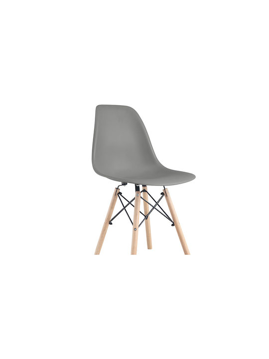 Colt Kitchen Polypropylene Chair Grey 46x52x82cm