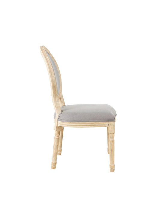 Ludovique Dining Room Wooden Chair Gray 50x59x103cm