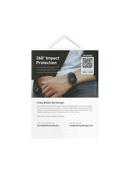Uniq Μεταλλική Θήκη σε Ασημί χρώμα για Apple Watch Series 46mm