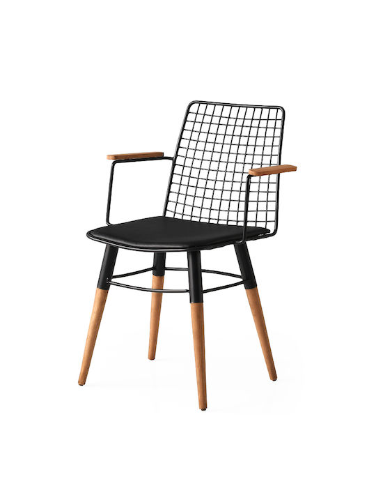 Trend Fotolii Sala de mese Negru 1buc 50x52x75buc