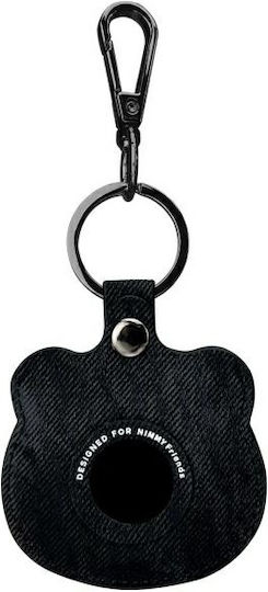 Nimmy Set 3in1 Handytasche + Geldbörse + Ortungshülle Schwarz Großäugiges Haustier 2.0 Panda