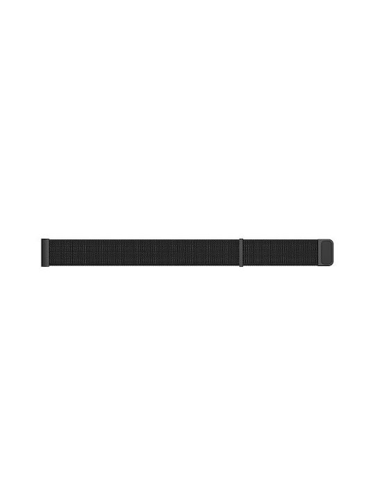Λουράκι Ανοξείδωτο Ατσάλι Μαύρο (Amazfit GTS)
