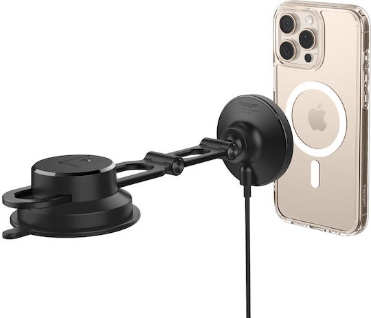 Spigen SGP OneTap Pro 4 Qi2 Car Mobile Mount with Magnet and Wireless Charging MagSafe Black
