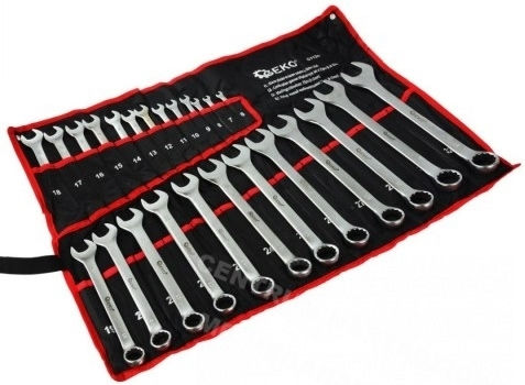 Geko Set of German Polygon Wrenches with 6mm up to 32mm Head Size 25pcs