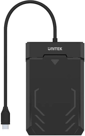 Unitek Diskguard Raiden Θήκη για Σκληρό Δίσκο 2.5" SATA III με σύνδεση Type-C