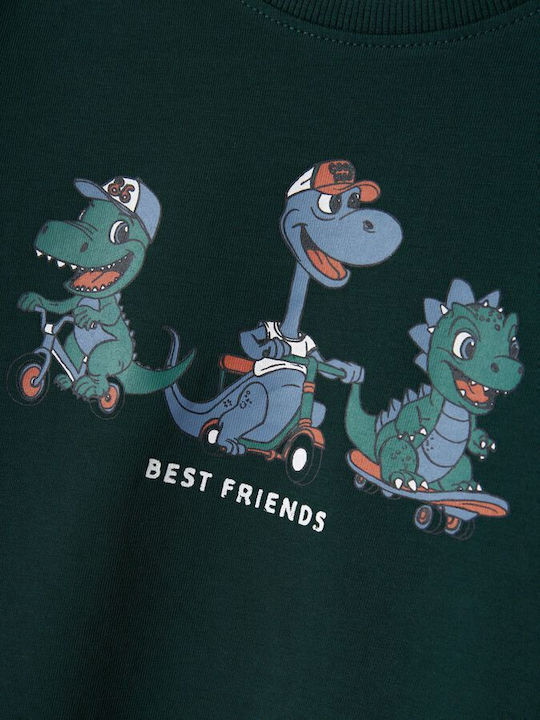 Παιδική Μπλούζα Μακρυμάνικη Χακί Dinosaurs 13224978