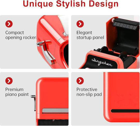 Niimbot B21s Electronic Handheld Label Maker in Red Color