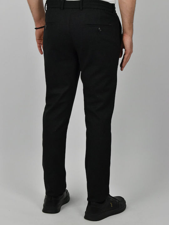 Herrenhose Chinos Schlank Passform Schwarz Marcy Schwarz Boes K6