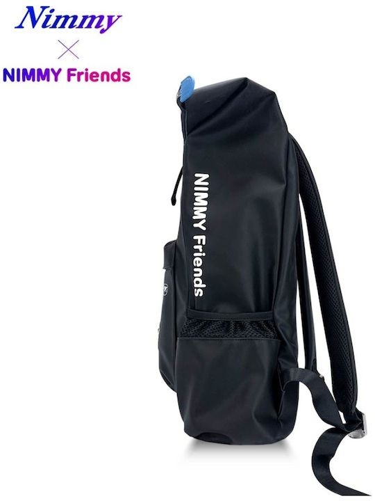 Nimmy Τσάντα Πλάτης για Laptop σε Μαύρο χρώμα