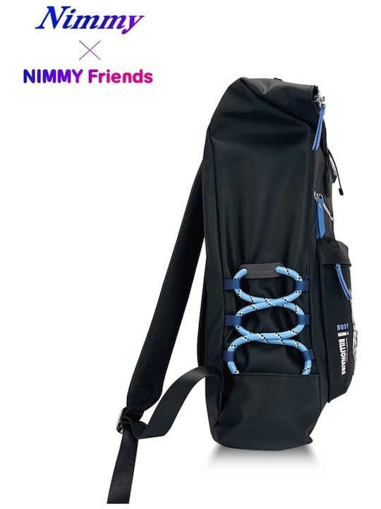 Nimmy Τσάντα Πλάτης για Laptop σε Μαύρο χρώμα