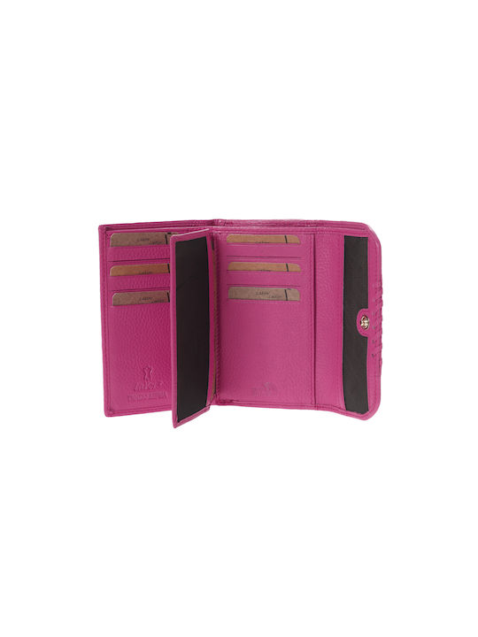 Lavor Large Leather Women's Wallet with RFID Pink