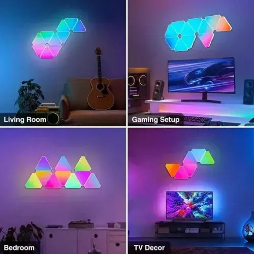 Smart Decorative LED RGB Hexagon Light 6pcs