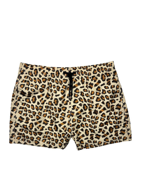 Men's Swimwear Shorts Brown
